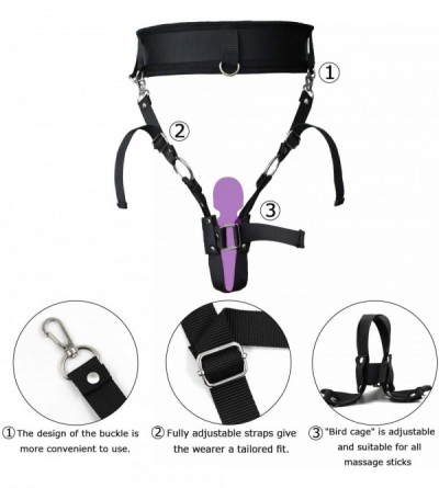 Restraints Vibrator SM Belt Vibrator Constrained Forced Strap- Adjustable Harness Holder Waistband for BDSM Bondage Kit Restr...