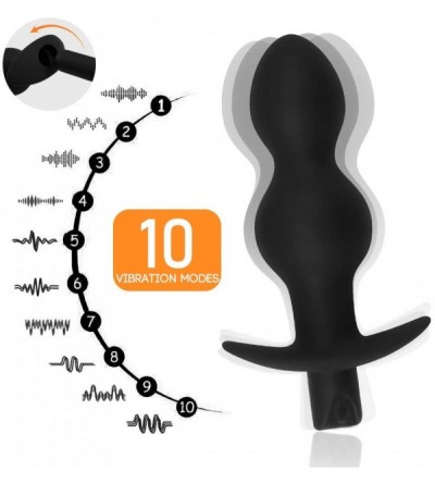 Anal Sex Toys Anal Plug Set with Bullet Vibrator Remote Control- 3 Pcs Vibarting Butt Plug Anal Vibrator Training Kit 10 Vibr...
