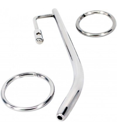 Catheters & Sounds Penis Plug with Glans Ring Stainless Steel Fetish Bondage BDSM Sex Games - CF11JZGFXFT $8.91