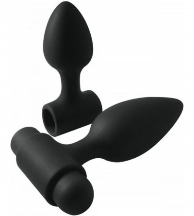Anal Sex Toys Renegade - Vibes-O-Spades - Black- Kit - CN192NSOEH0 $49.19