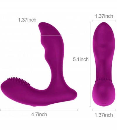 Anal Sex Toys Vibrating Anal Plug- USB Rechargeable Prostate Massager Sex Toy with 2 Powerful Motors & 12 Stimulation Pattern...