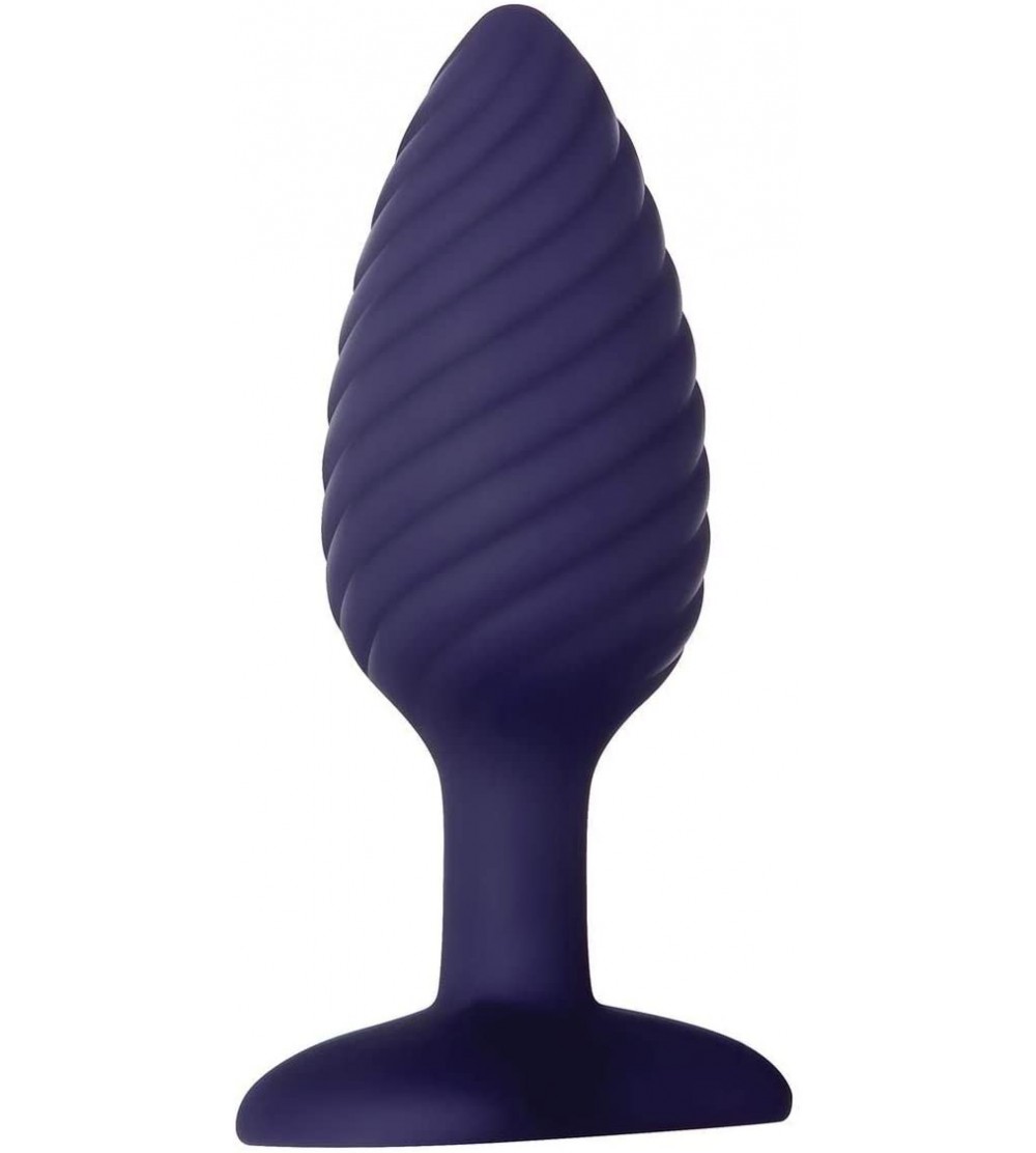 Anal Sex Toys Zero Tolerance Wicked Twister Remote-Control Vibrating Waterproof Rechargeable Silicone Butt Plug - Purple - CD...