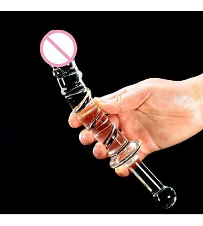 Anal Sex Toys Crystal Dildo Glass Penis Anal Butt Plug Sex Toy Adult Products for Women - 22.5x3.5cm - CA12O8IYHPD $39.51