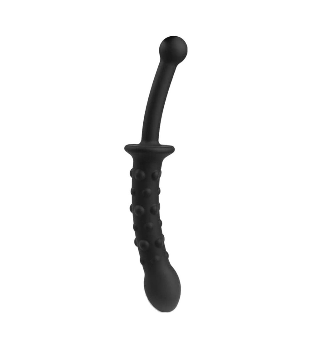 Anal Sex Toys Silicone Prostate Massager Anal Butt Plug with Floating Point and Handle Round Head Anal Training Sex Toys for ...