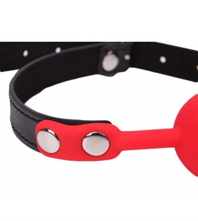 Gags & Muzzles Adùlt Toys Silicone Sêxy Ball Gag Slave Harness Bondage BDSM Fetish Mouth Restraints Toy for Sèx - Red - CV197...