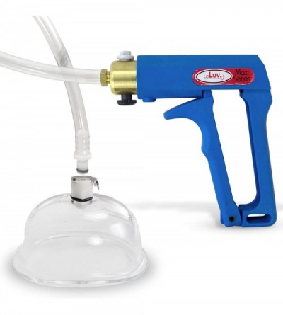 Pumps & Enlargers Maxi Hand-Operated Vagina Labia Natural Body Enhancement Pump Acrylic Cup Blue Handle - Blue - C112L8ZFSCH ...
