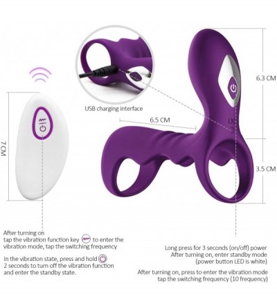 Penis Rings Skin-Friendly Powerful Cock% Ring Male Strong Vibranting Toys Sexy Underwear for Men Penisring Ring for Men and W...