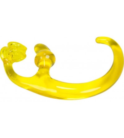 Anal Sex Toys ALIEN Tail Buttplug with Built-in Cocksling (Yellow Clear) - Yellow Clear - CA1287UDU7V $33.06