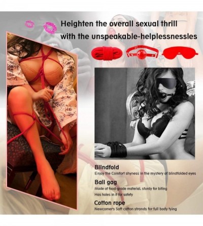 Paddles, Whips & Ticklers BDSM Restraints Sex Toys Bondage Restraints Set Fetish Bed Restraints Kits for Beginners SM Adult G...