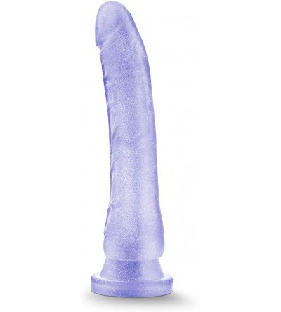 Dildos 8.5" Realistic Vaginal and Anal Translucent Long Dildo - G Spot Stimulating Curved Dong - Suction Cup Harness Compatib...