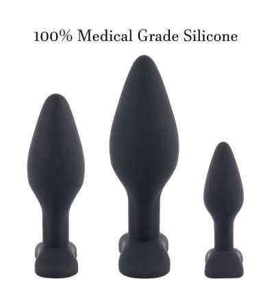 Anal Sex Toys Silicone Butt Plug Trainer Anal Play Plug Great for Beginners Sex Toys Both Men and Women Can Use 3 Pieces of D...