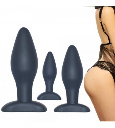 Anal Sex Toys Silicone Butt Plug Trainer Anal Play Plug Great for Beginners Sex Toys Both Men and Women Can Use 3 Pieces of D...