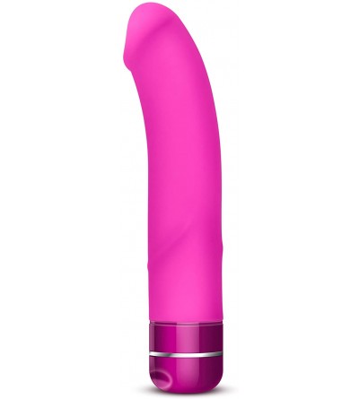 Dildos 8" Platinum Silicone Curved Vibrating Dildo - Waterproof - G Spot Stimulating Vibrator - Sex Toy for Women - Sex Toy f...
