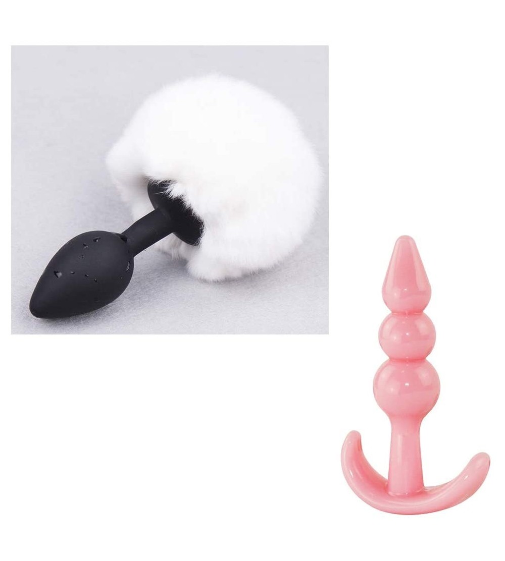 Anal Sex Toys Cute Sexy Fashion Deluxe Silicone Rabbit Tail Anal Butt Plugs Anal Stimulator Fetish SM Sex Toys Cosplay Bunny ...