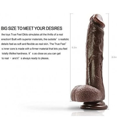 Dildos Superior 8 Inch Realistic Dildo with Suction Cup Anal Sex Toys- 11.8 Ounce - C712NGH0MV2 $27.85