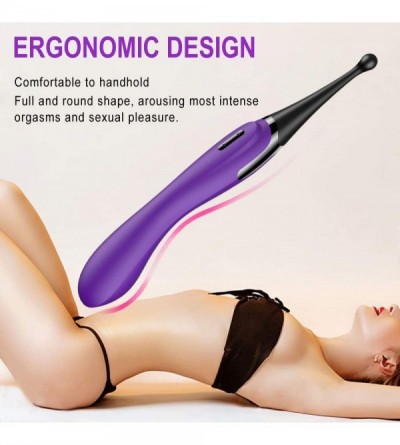 Vibrators High Frequency Clitoral Vibrator Powerful - 2 in 1 Clit G Spot Vibrator Sex Toy for Women Quick Orgasm- Layla Silic...