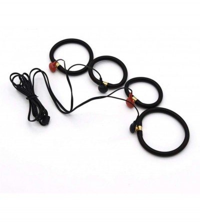 Penis Rings Male Electro Shock Cock Rings Electrical Massage Handheld Massager Rings Sm Game Gear Men and Women Share Toys Fe...