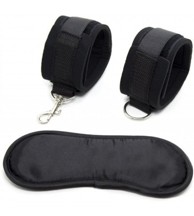 Restraints Nylon Handcuff with Blindfold for Bedroom Cosplay Set - CP180LDC5NZ $25.88