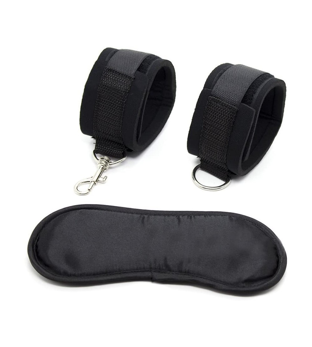 Restraints Nylon Handcuff with Blindfold for Bedroom Cosplay Set - CP180LDC5NZ $25.88