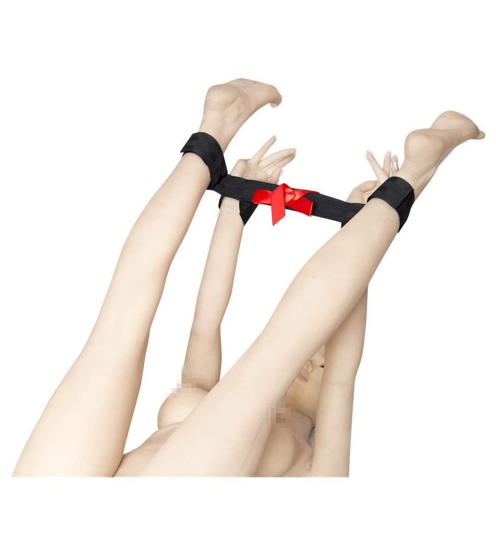 Restraints Sexy Arms and Legs Handcuffs Bowknot Restraint Bondage Wristband BDSM Flirting Props- Adjustable - CV185T2QAGN $22.09