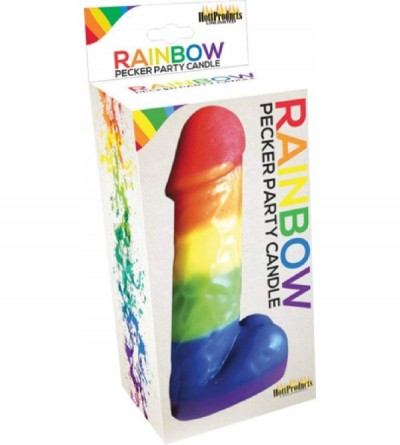 Novelties Pecker Party Candle- Rainbow- 1 Pound - C918337COZ9 $28.65