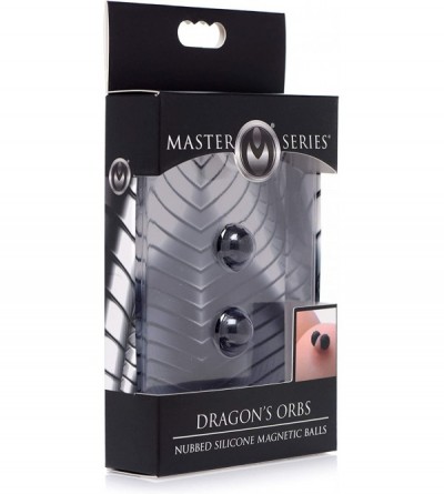 Nipple Toys Dragon's Orbs Nubbed Silicone Magnetic Balls - C418W3OUHZM $28.29