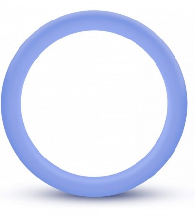 Penis Rings Performance Glo Silicone Cock Ring- Glow in The Dark- Soft- Stretchy- Sex Toy for Men- Sex Toy for Couples - Blue...
