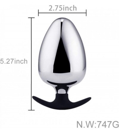 Anal Sex Toys Large Massive Metal Anal Plug Personal Massager for Unisex Provide a Full Feeling Designed for Experienced or I...