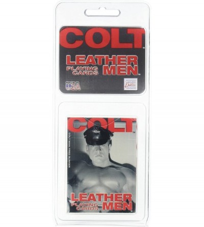 Novelties Leather Men Playing Cards - CW112UL4H3P $26.36