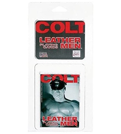 Novelties Leather Men Playing Cards - CW112UL4H3P $9.75