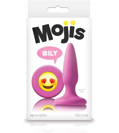 Anal Sex Toys Mojis Mini Butt Plug with Emoji Face (Pink ILY) - Pink Ily - CU18DCSX5R9 $6.80