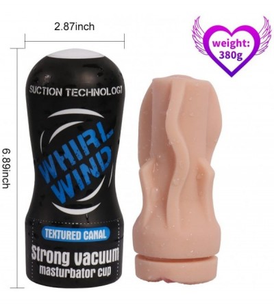 Male Masturbators Pocket Pussy 3D Realistic Male Masturbation Stroker-Female Vagina Masturbator for Men Toys - Skin - C0189MX...