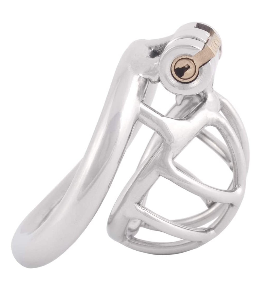 Chastity Devices Stainless Steel Small Male Chastity Device Ergonomic Design Cock Cage S240 (1.57 inch / 40mm) - CE18HMO6420 ...