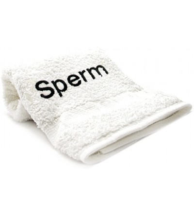 Novelties Sperm Embroid Towel - CA115UI4MRV $22.18