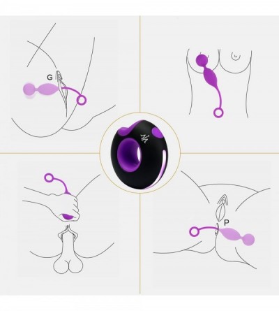 Vibrators Wireless Remote Control Vibrating Bullet Egg for Women or Couples - USB Rechargeable Dual Motors - Great Addition t...
