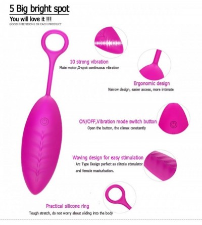 Vibrators Xmas Gifts for Women USB Rechargeable Remote Control Bullet Sex Toys for Woman Vibrating Eggs G Spot Clitoris Stimu...