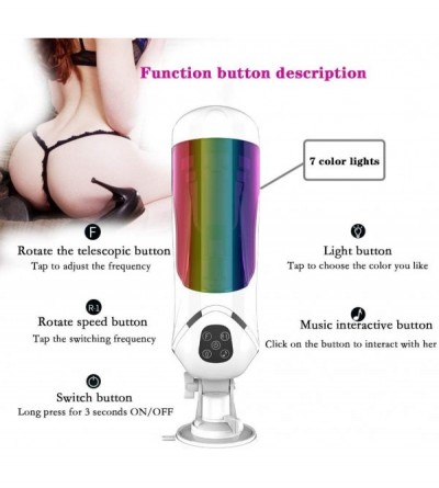 Male Masturbators Automatic Male Másterbrators Toy for Men Relaxation Aircraft Cup with Women Groan for Self-Pleasure - CD19D...