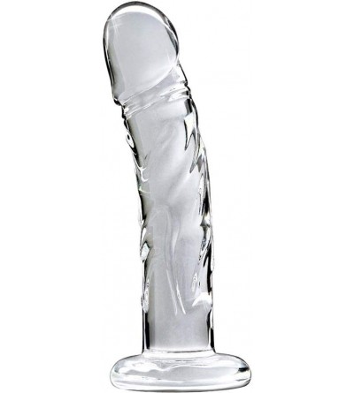 Dildos Realistically Veiny Hand Crafted Glass Dong for Vaginal or Anal Stimulation! Heat It up or Cool It Down - Can Be Used ...