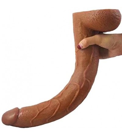 Dildos 15.5Inch Super Long Realistic Dildo Sex Toys- Big Size Huge Penis- Big Dick Cock Women Masturbation Couple Flirt (Brow...