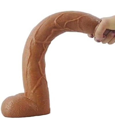 Dildos 15.5Inch Super Long Realistic Dildo Sex Toys- Big Size Huge Penis- Big Dick Cock Women Masturbation Couple Flirt (Brow...