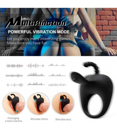 Penis Rings Waterproof Male Ring Pennis Rings for Couples Protable Safe Smooth Silicone Penisring Mini Vibranting Lasting Roo...