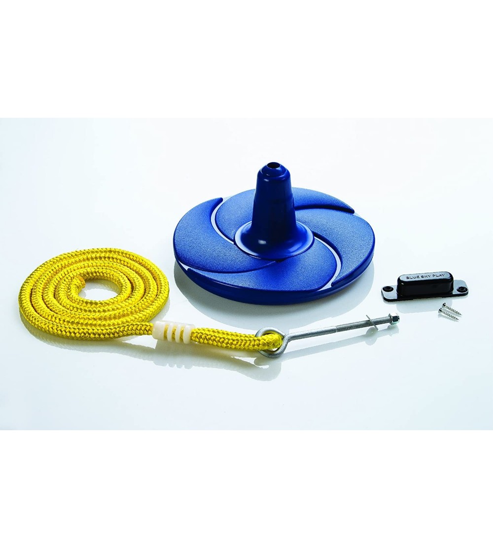 Sex Furniture Disk Swing with Rope - Blue - CK12O39CLS6 $41.20