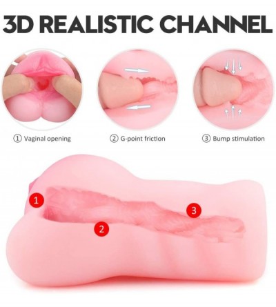 Male Masturbators Male Masturbators Pocket Pussy with Realistic 3D Textured Vagina Tight Inside Structure Intense Stimulation...