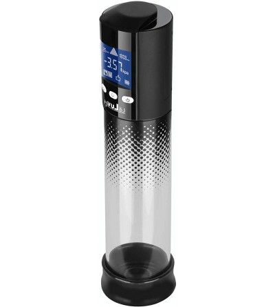 Pumps & Enlargers Smart Programmable iPump Penis Pump - LCD-Screen- Rechargable- Wireless - Black Head + Black Dots 8 Inch Le...