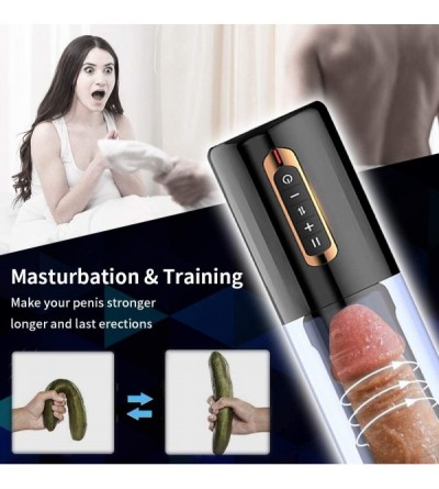Male Masturbators Automatic Male Masturbator Sex Toys Hands-Free Masturbation Cup with 6 Powerful Thrusting Modes Oral Sex Ma...