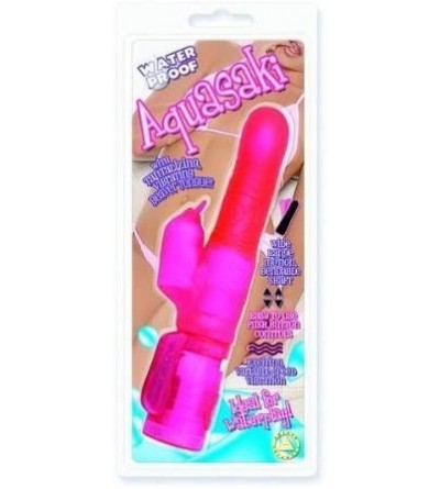Novelties Aquasaki Waterproof Vibrator- Pink - Pink - CJ113NYZ48Z $21.21