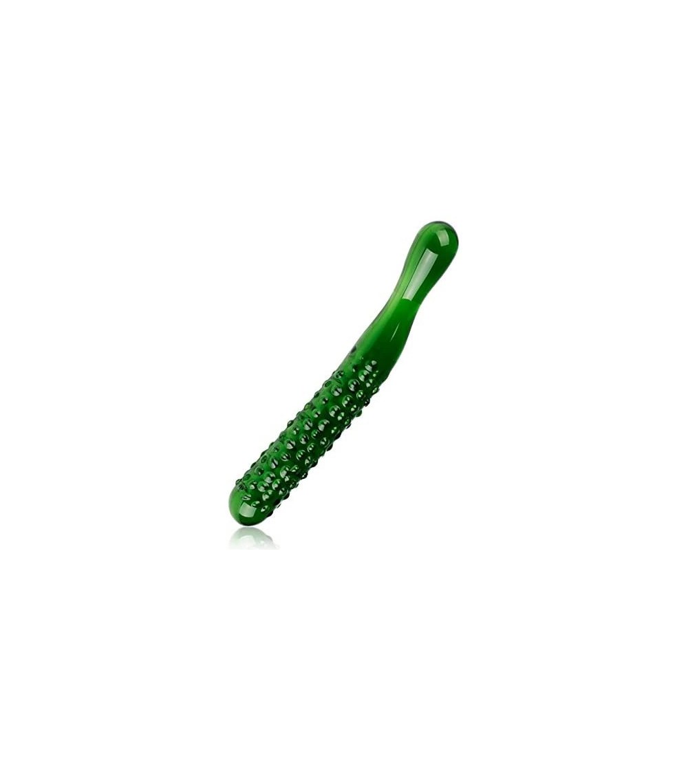Anal Sex Toys Crystal Penis Female Masturbation Devices- G Point Crystal Glass Dildos- Sex Products for Women - 195x25mmgreen...