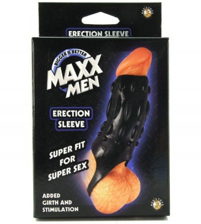 Pumps & Enlargers Maxx Men Erection Sleeve- Black - Black - CQ1244U1TZD $7.78