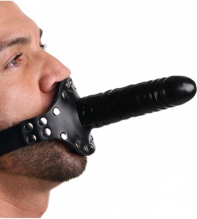 Gags & Muzzles Ride Me Mouth Gag with Dildo- Black (AC735) - CJ119LQ70IL $31.69