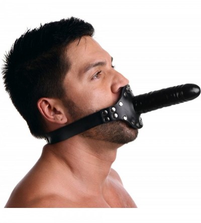 Gags & Muzzles Ride Me Mouth Gag with Dildo- Black (AC735) - CJ119LQ70IL $31.69